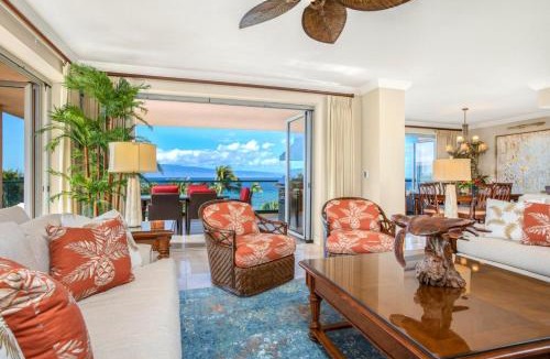 Honokowai Apartment | KBM Resorts Spacious Ocean View 6-Bedroom Honua Kai Collection Multi Unit Listing Same Floor 2 Free Rental Cars HKK-45051