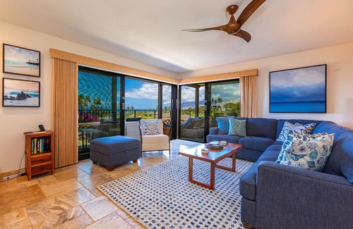 Wailea Condo | Luxurious 2BR/2BA Spacious Ground Floor Condo, Panoramic Views -Wailea Elua #305